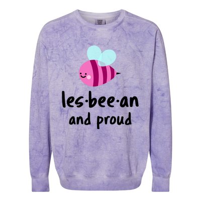 Lescool Giftbeecool Giftan And Proud Great Gift Colorblast Crewneck Sweatshirt