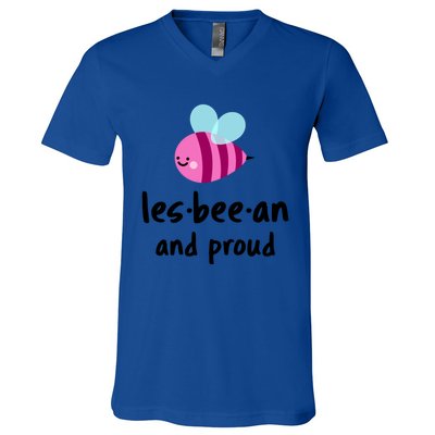 Lescool Giftbeecool Giftan And Proud Great Gift V-Neck T-Shirt