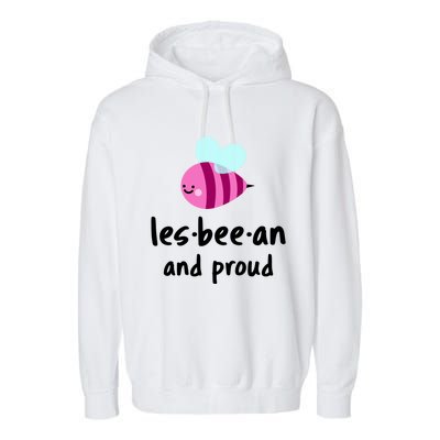 Lescool Giftbeecool Giftan And Proud Great Gift Garment-Dyed Fleece Hoodie