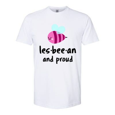 Lescool Giftbeecool Giftan And Proud Great Gift Softstyle CVC T-Shirt