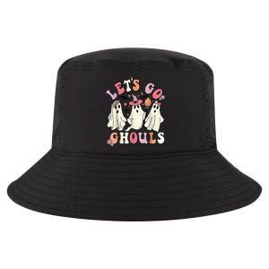 Let's Go Ghouls Halloween Ghost Outfit Costume Retro Groovy Cool Comfort Performance Bucket Hat