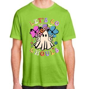 Lets Go Ghouls Halloween Boo Retro Halloween Party Meaningful Gift Adult ChromaSoft Performance T-Shirt