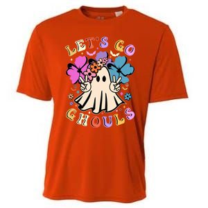 Lets Go Ghouls Halloween Boo Retro Halloween Party Meaningful Gift Cooling Performance Crew T-Shirt