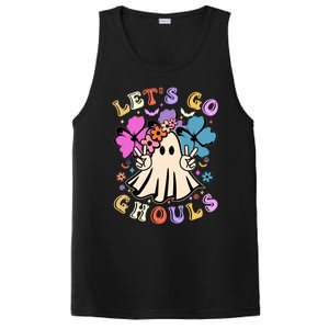 Lets Go Ghouls Halloween Boo Retro Halloween Party Meaningful Gift PosiCharge Competitor Tank