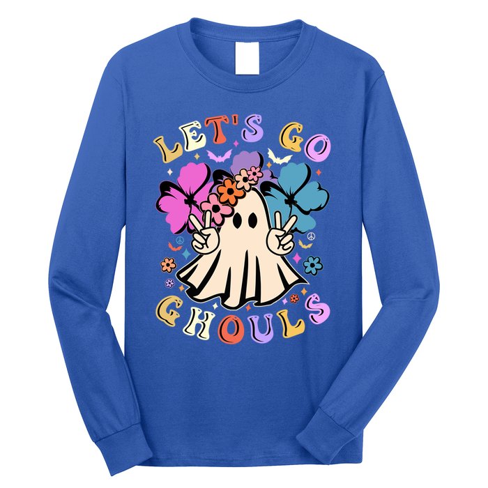 Lets Go Ghouls Halloween Boo Retro Halloween Party Meaningful Gift Long Sleeve Shirt