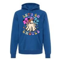 Lets Go Ghouls Halloween Boo Retro Halloween Party Meaningful Gift Premium Hoodie