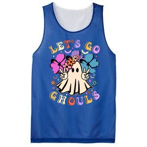 Lets Go Ghouls Halloween Boo Retro Halloween Party Meaningful Gift Mesh Reversible Basketball Jersey Tank