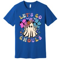 Lets Go Ghouls Halloween Boo Retro Halloween Party Meaningful Gift Premium T-Shirt