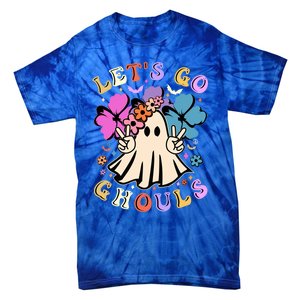 Lets Go Ghouls Halloween Boo Retro Halloween Party Meaningful Gift Tie-Dye T-Shirt