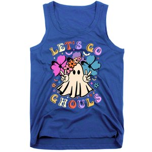 Lets Go Ghouls Halloween Boo Retro Halloween Party Meaningful Gift Tank Top