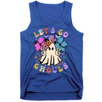 Lets Go Ghouls Halloween Boo Retro Halloween Party Meaningful Gift Tank Top