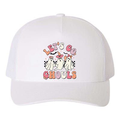 LetS Go Ghouls Halloween Ghost Outfit Costume Yupoong Adult 5-Panel Trucker Hat