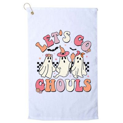 LetS Go Ghouls Halloween Ghost Outfit Costume Platinum Collection Golf Towel