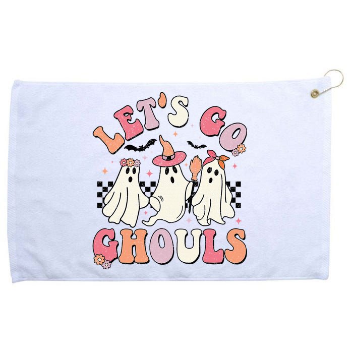 LetS Go Ghouls Halloween Ghost Outfit Costume Grommeted Golf Towel