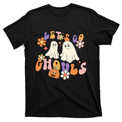 Lets Go Ghouls Funny Ghost Halloween Matching T-Shirt