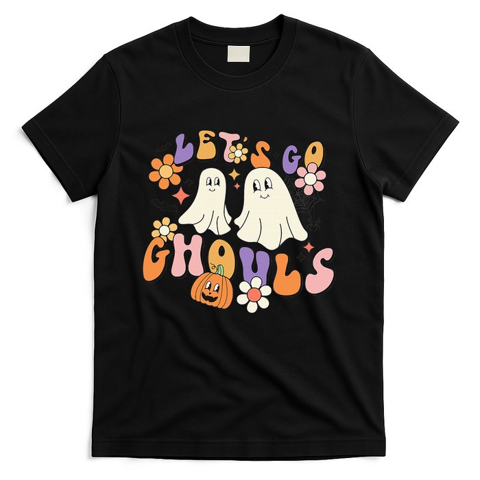 Lets Go Ghouls Funny Ghost Halloween Matching T-Shirt