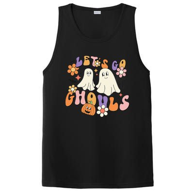 Lets Go Ghouls Funny Ghost Halloween Matching PosiCharge Competitor Tank