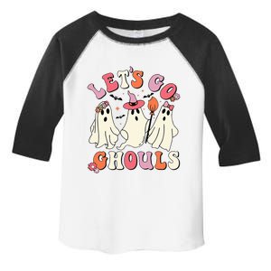 Let's Go Ghouls Funny Spooky Ghost Halloween Toddler Fine Jersey T-Shirt