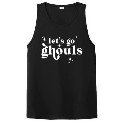 Lets Go Ghouls Halloween Graphic Design Gift PosiCharge Competitor Tank