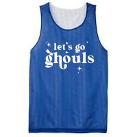 Lets Go Ghouls Halloween Graphic Design Gift Mesh Reversible Basketball Jersey Tank