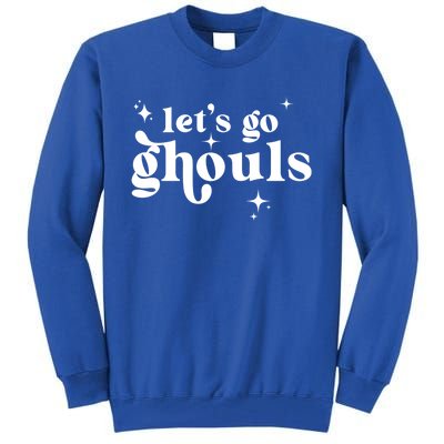 Lets Go Ghouls Halloween Graphic Design Gift Tall Sweatshirt