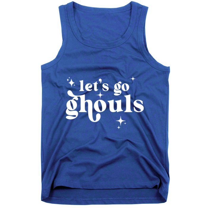 Lets Go Ghouls Halloween Graphic Design Gift Tank Top