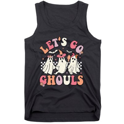 LetS Go Ghouls Halloween Ghost Outfit Costume Tank Top