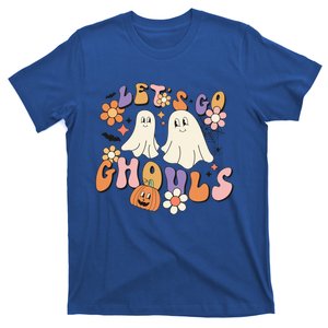 Lets Go Ghouls Retro Groovy Halloween Ghost Pumpkin Season Gift T-Shirt