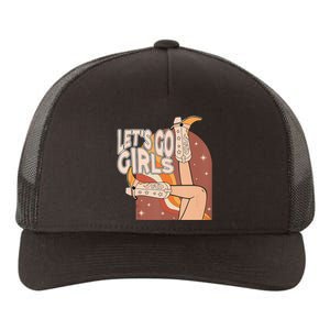 Lets Go Girls Cowgirl Boots Country Bachelorette Party Yupoong Adult 5-Panel Trucker Hat