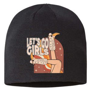 Lets Go Girls Cowgirl Boots Country Bachelorette Party Sustainable Beanie