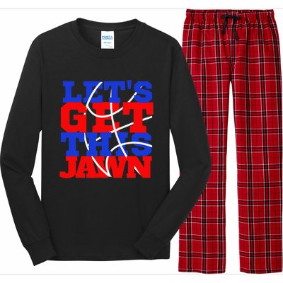 Let's go get this Jawn Philly Proud Slang Long Sleeve Pajama Set