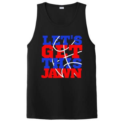 Let's go get this Jawn Philly Proud Slang PosiCharge Competitor Tank