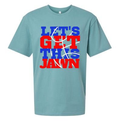 Let's go get this Jawn Philly Proud Slang Sueded Cloud Jersey T-Shirt