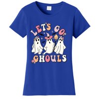 Lets Go Ghouls Groovy Retro Spooky Season Great Gift Women's T-Shirt