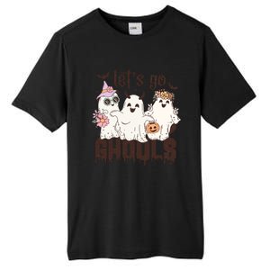 Lets Go Ghouls Cute Ghost Funny Halloween Spooky Season Gift Tall Fusion ChromaSoft Performance T-Shirt