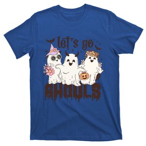 Lets Go Ghouls Cute Ghost Funny Halloween Spooky Season Gift T-Shirt