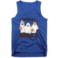 Lets Go Ghouls Cute Ghost Funny Halloween Spooky Season Gift Tank Top