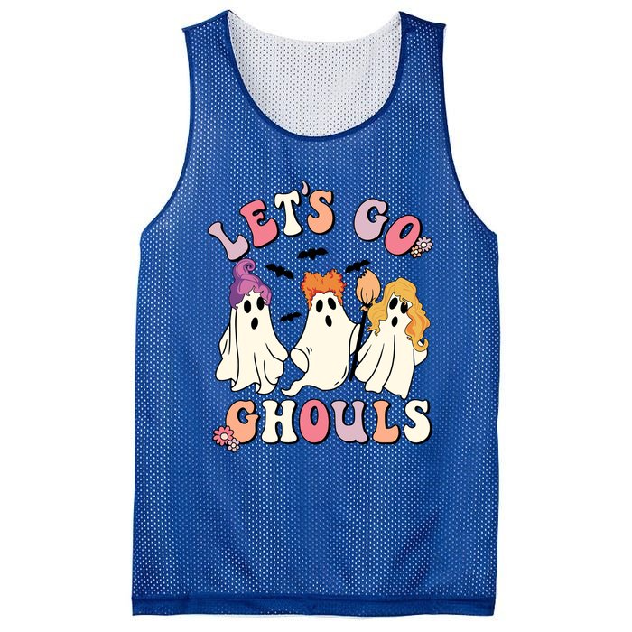 Lets Go Ghouls Funny Gift Lets Go Ghouls Funny Halloween Gift Mesh Reversible Basketball Jersey Tank