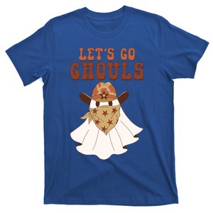 Lets Go Ghouls Halloween Ghost Costume Retro Groovy Gift T-Shirt