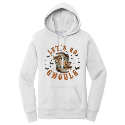 Lets Go Ghouls Halloween Cowgirl Women's Pullover Hoodie