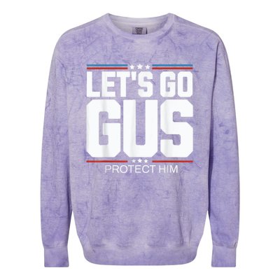 LetS Go Gus Harris Waltz 2024 For President Colorblast Crewneck Sweatshirt