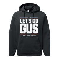 LetS Go Gus Harris Waltz 2024 For President Performance Fleece Hoodie