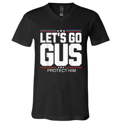 LetS Go Gus Harris Waltz 2024 For President V-Neck T-Shirt