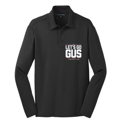 LetS Go Gus Harris Waltz 2024 For President Silk Touch Performance Long Sleeve Polo