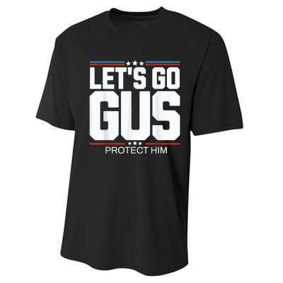 LetS Go Gus Harris Waltz 2024 For President Performance Sprint T-Shirt