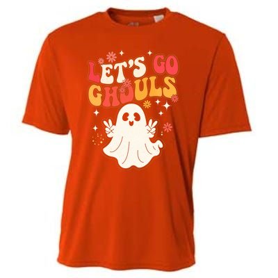 Lets Go Ghouls Ghost Halloween Spooky Costume Family Gift Cooling Performance Crew T-Shirt