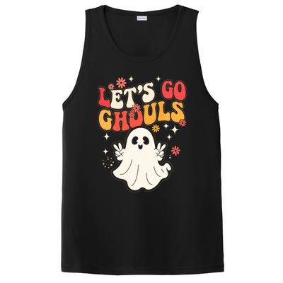 Lets Go Ghouls Ghost Halloween Spooky Costume Family Gift PosiCharge Competitor Tank