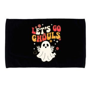 Lets Go Ghouls Ghost Halloween Spooky Costume Family Gift Microfiber Hand Towel