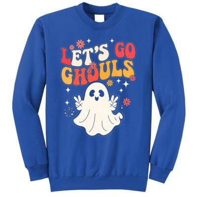 Lets Go Ghouls Ghost Halloween Spooky Costume Family Gift Tall Sweatshirt