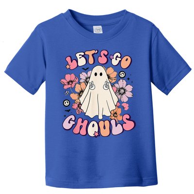 Lets Go Ghouls Retro Halloween Bachelorette Bridal Party Toddler T-Shirt
